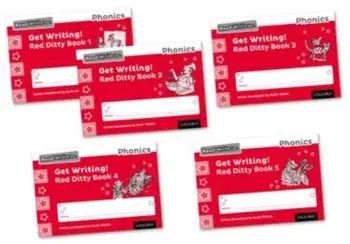 Read Write Inc. Phonics: Get Writing! Red Ditty Books 1-5 Mixed Pack of 5/Ruth Miskin