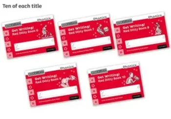 Read Write Inc. Phonics: Get Writing! Red Ditty Books 6-10 Pack of 50/Ruth Miskin
