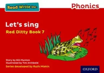 Read Write Inc. Phonics: Red Ditty Book 7 Let's Sing, Paperback/***