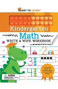 Ready to Learn Kindergarten Math Write & Wipe Workbook with Popper - Janet Hale