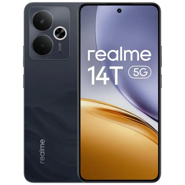 Realme 14T, 256GB, 8GB, 5G, Dual Sim, Obsidian Black