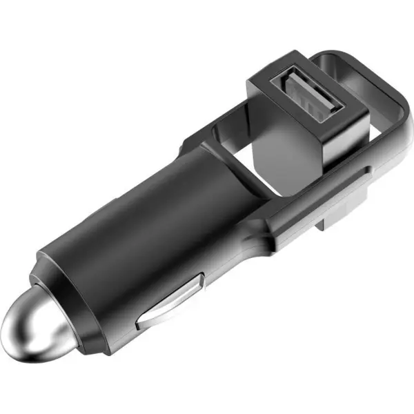 RealPower Incarcator auto, RealPower, 2400mA, 2xUSB, Negru