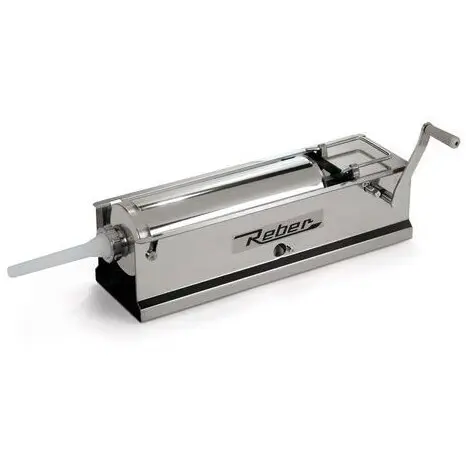 Reber Masina de umplut carnati manuala Reber 8960 N, 5 kg, 2 viteze, integral inox