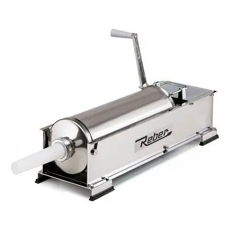 Reber Masina de umplut carnati manuala Reber 8963 N, 10 kg, 2 viteze, integral inox