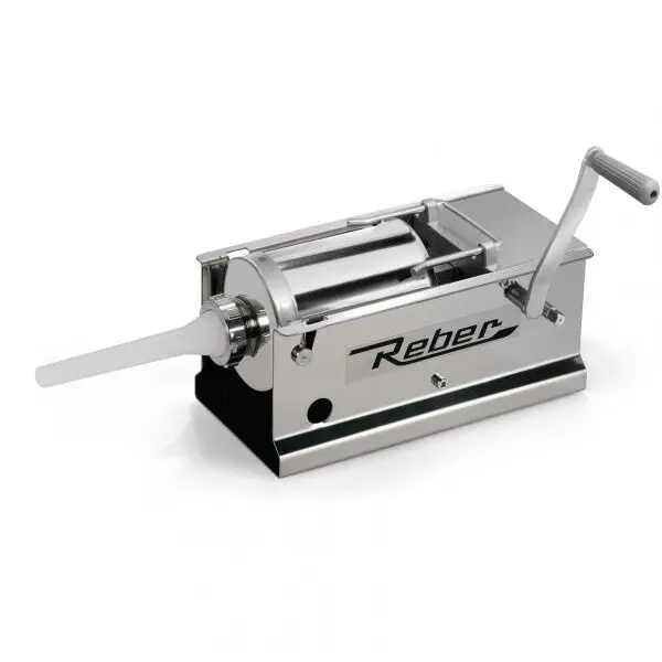 Reber Masina de umplut carnati manuala Reber 8966 N, 3 kg, 2 viteze, integral inox