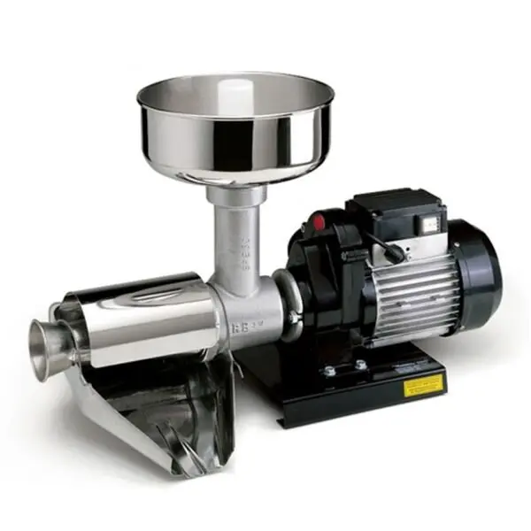 Reber Masina electrica de presat rosii Reber 9000 N n.5, Motor prin inductie de 600W, Functionare continua, Productie 150~350kg/h, Comutare inainte/inapoi, Corp din fonta tratata, Filt