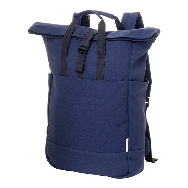 Rebyss Roll rucsac din pânză reciclat - albastru închis