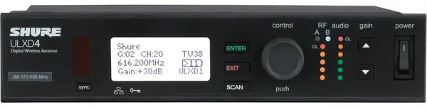Receiver Shure - ULXD4E-K51, negru