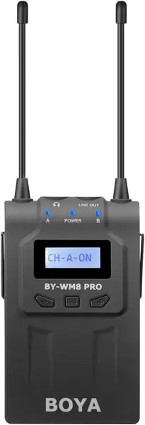 Receiver wireless Boya - BY-RX8 Pro, negru