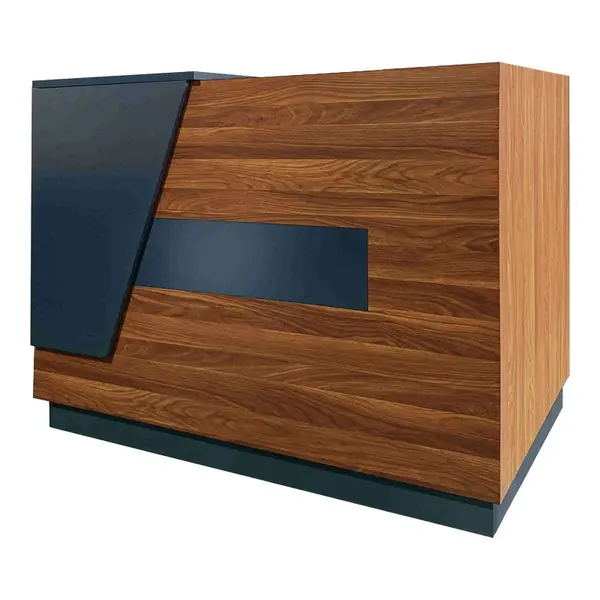 Receptie birou Oscar Nuc 140x65x110 cm