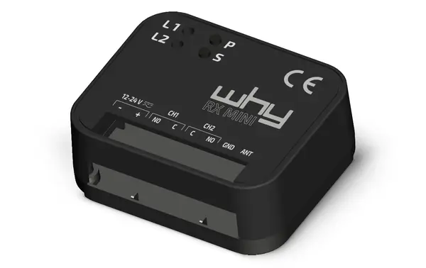 Receptor radio cu 2 relee, 12-24V, frecventa 433.92-868MHz, Safer RX-MiniWHY