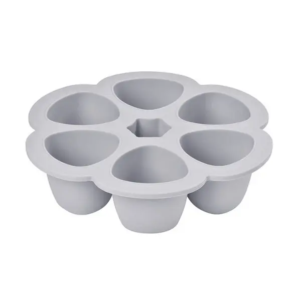Recipient ermetic silicon multiportii 6x150 ml Beaba Light Mist