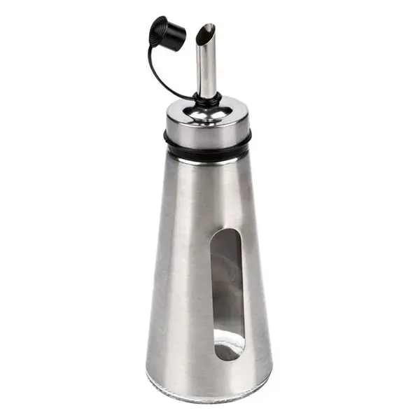 Recipient metalic cu picurator pentru ulei,170 ml