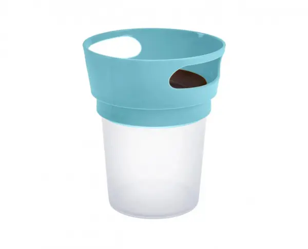 Recipient pentru gustari cu capac BabyJem Bleu