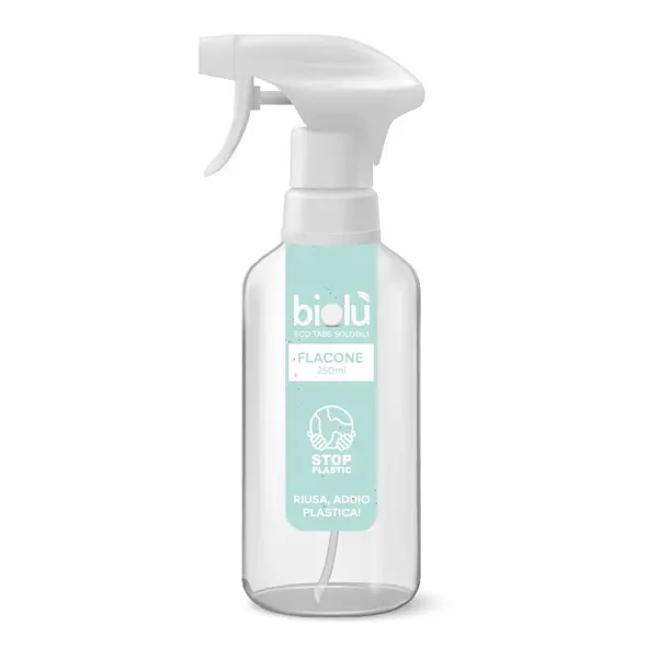 Recipient reutilizabil din plastic pentru tabletele de curatat, 250ml, Biolu