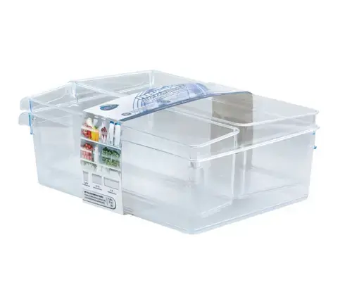 Recipiente alimente pentru organizare frigider Care+Protect CFOK4003 (Transparent)