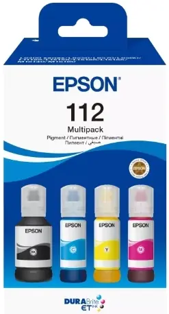 Recipiente de cerneală Epson - 112 EcoTank, pentru Epson EcoTank, 4 culori