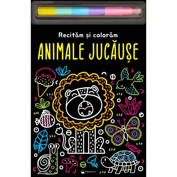 Recitam si coloram, Animale jucause