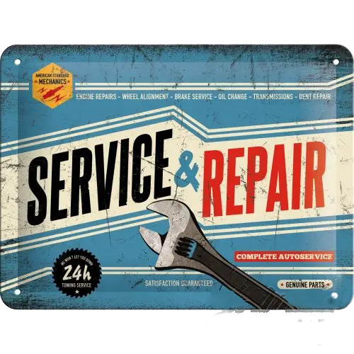 Reclama metalica 15X20 SERVICE REPAIR