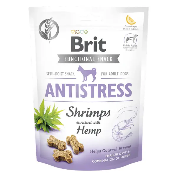 Recompense caini Brit Care Dog Snack Antistress Shrimps 150 g 150g