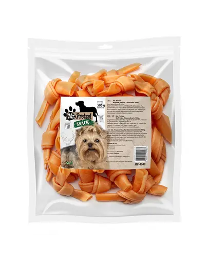 Recompense câini moi cu pui pentru antrenament rapid MR. PRETZEL 500g