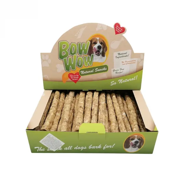 Recompense pentru caini Bow Wow, Sticks cu plamani de vita, 50 bucati
