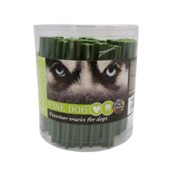 Recompense pentru caini Fine Dog, Menta, 50 bucati, 12.5 cm