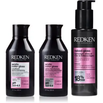Redken Acidic Color Gloss set pentru protecția culorii