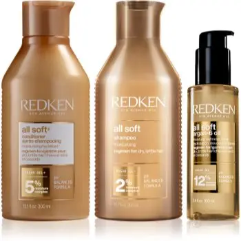 Redken All Soft set pentru par uscat si fragil