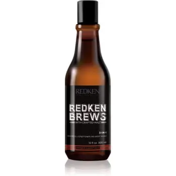 Redken Brews șampon, balsam și gel de duș 3 în 1