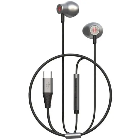 REDMAGIC Casti Redmagic MagicSound Earphones, USB-C, Negru-Argintiu