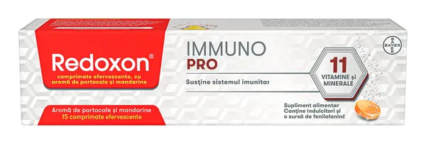 Redoxon Immuno Pro 15 comprimate efervescente