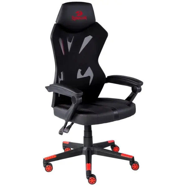 Redragon Scaun gaming Redragon Spider King, reglabil, Negru/Rosu