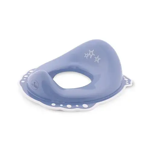 Reductor anatomic de toaleta LORELLI Little Stars Blue, greutate maxima 30 kg, picioruse silicon, structura anti-stropire