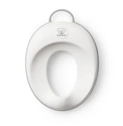 Reductor BabyBjorn Toilet Training Seat pentru toaleta (Alb/Gri)