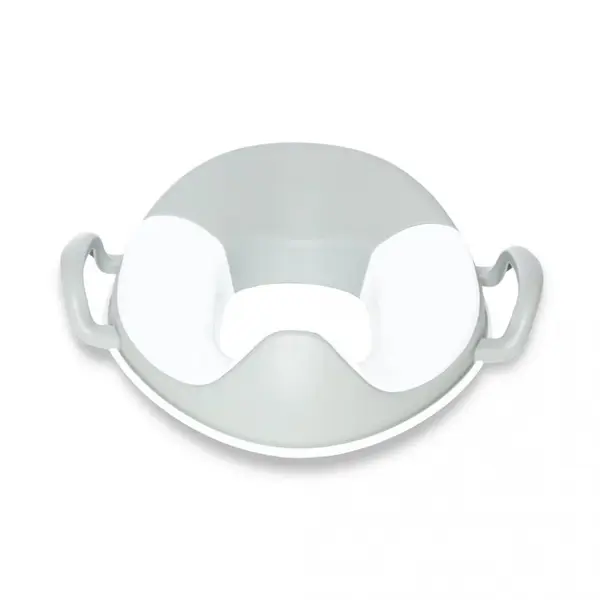 Reductor cu manere pentru toaleta My Trainer Seat Pearl Grey