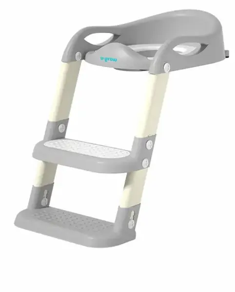Reductor pentru copii U-Grow UGRS-0001, cu scara, 2 ani +, Gri