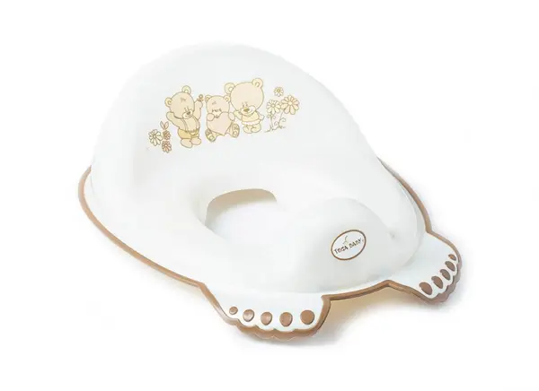Reductor toaleta anti-derapant Lux Bear alb