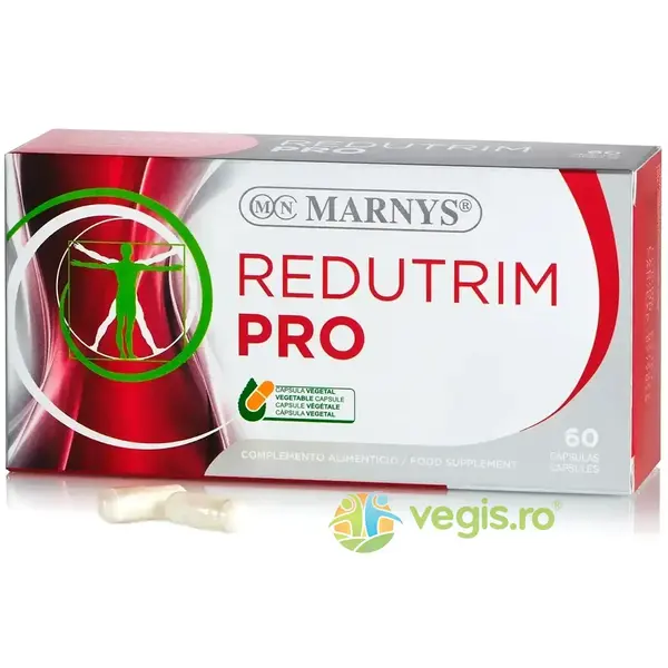 Redutrim Pro - Probiotic si Prebiotic pentru Flora Intestinala cu Fibre si Enzime Digestive 60cps vegetale