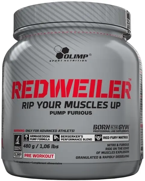 Redweiler, afine, 480 g, Olimp
