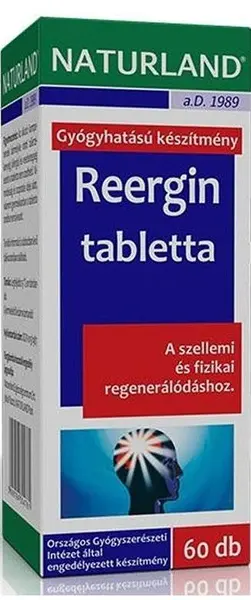 Reergin Formulă pentru concentrare și rezistență, 60 comprimate, Naturland