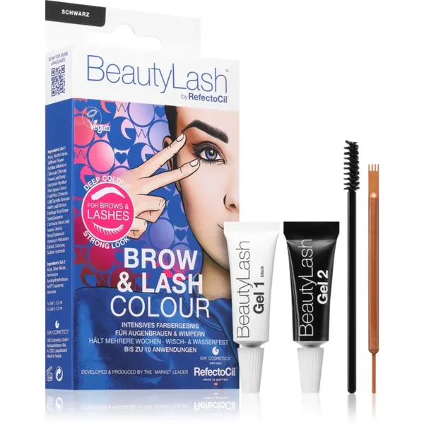 RefectoCil BeautyLash Brow & Lash Colour culoare pentru sprancene pentru gene și sprâncene culoare Black 1 buc