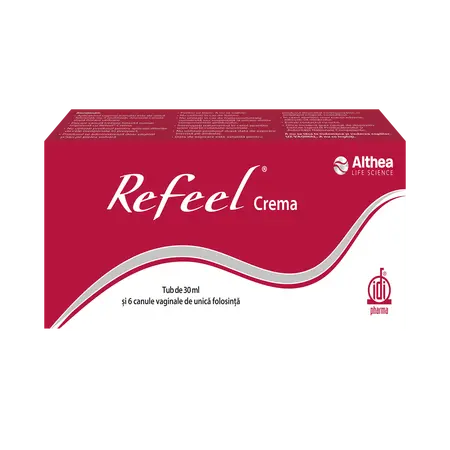 Refeel crema vaginala 30ml+6 aplicatoare vaginale Althea life science