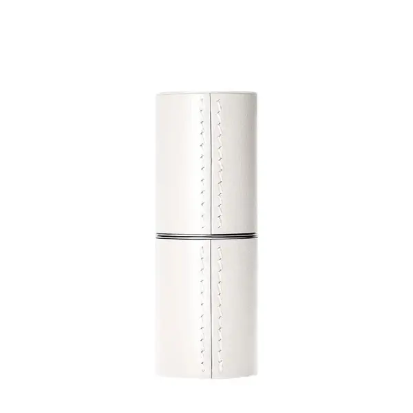 Refillable lipstick leather case