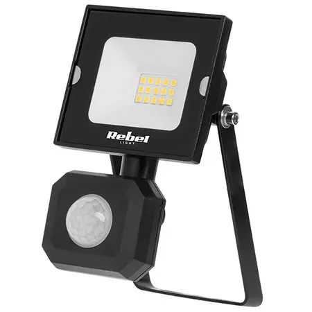 Reflector Led 10w 4000k Cu Senzor 230v Rebel URZ3611