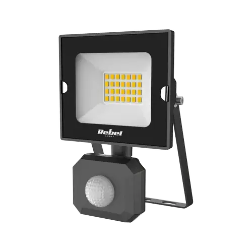 Reflector LED Rebel URZ3620, cu senzor de miscare, 20 W, 6500 K, 1728 lm, IP44