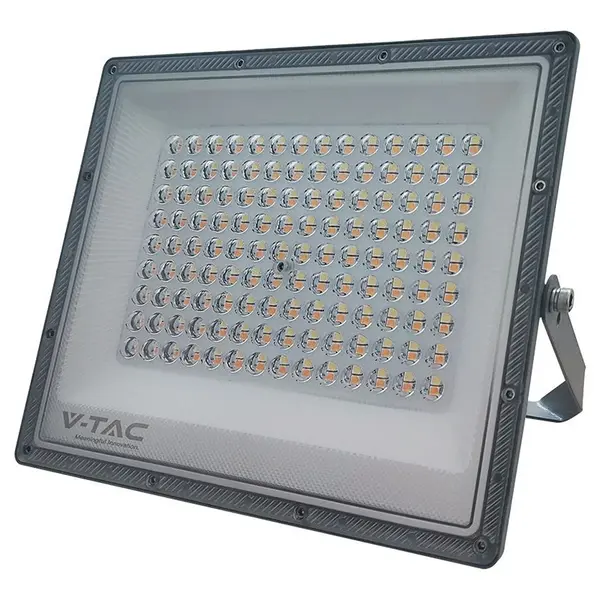 Reflector LED SMD 100W 3-in-1 IP65, 8150 lm, corp aluminiu gri
