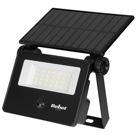 reflector solar 6w 800lm 6500k ip54 rebel