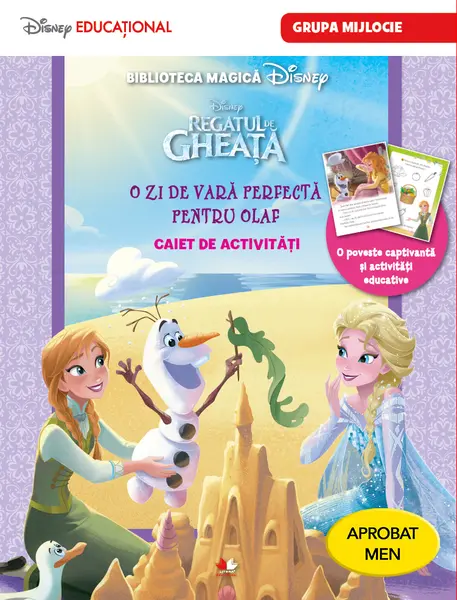 Regatul de gheață. O zi de vară perfectă pentru Olaf. Caiet de activități pentru grupa mijlocie