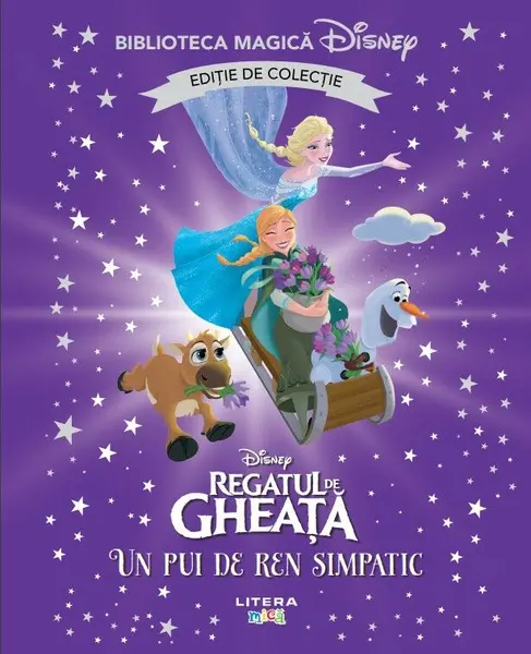 Regatul de gheata. Un pui de ren simpatic. Volumul 60. Disney. Biblioteca magica. Editie de colectie